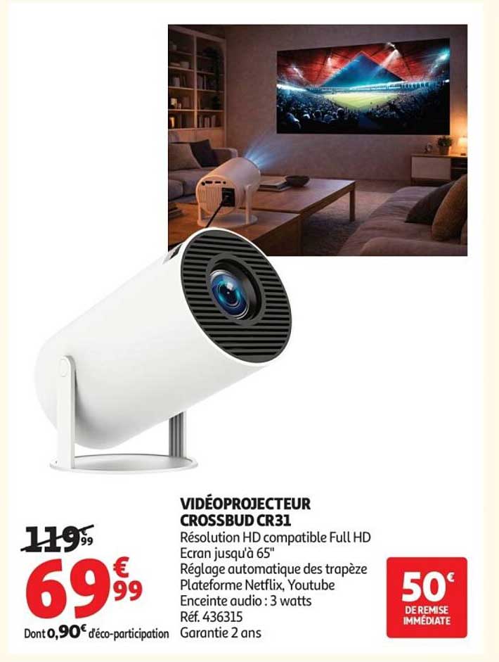 VIDÉOPROJECTEUR CROSSBUD CR31