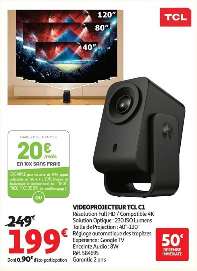 VIDEOPROJECTEUR TCL C1
