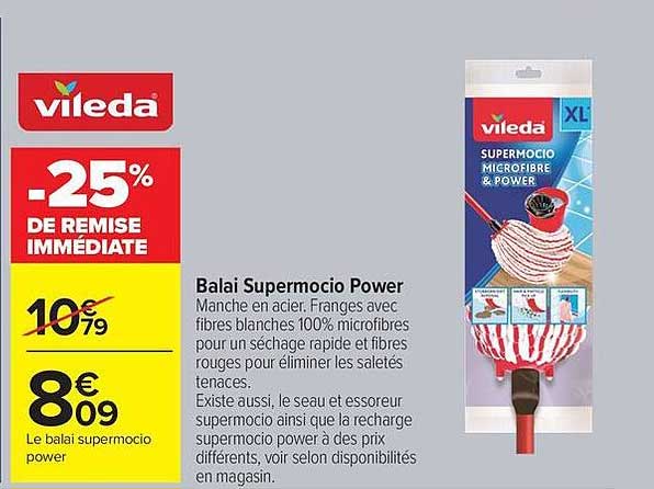 Vileda Balai Supermocio Power