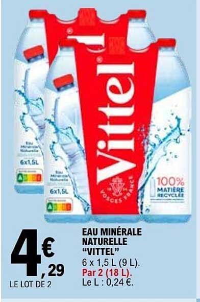 Vittel EAU MINÉRALE NATURELLE