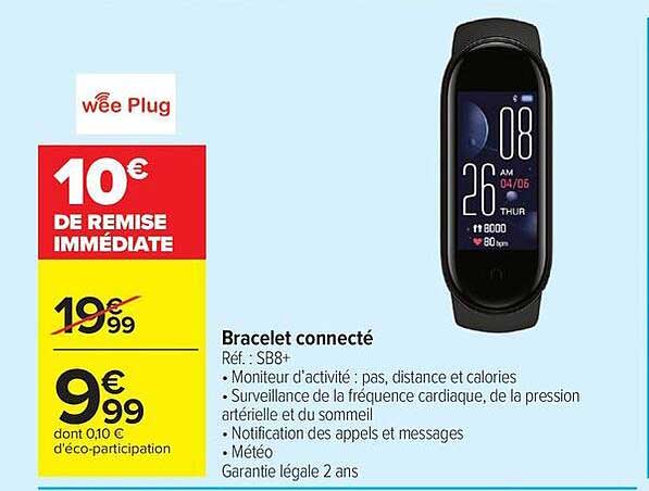 wee Plug Bracelet connecté