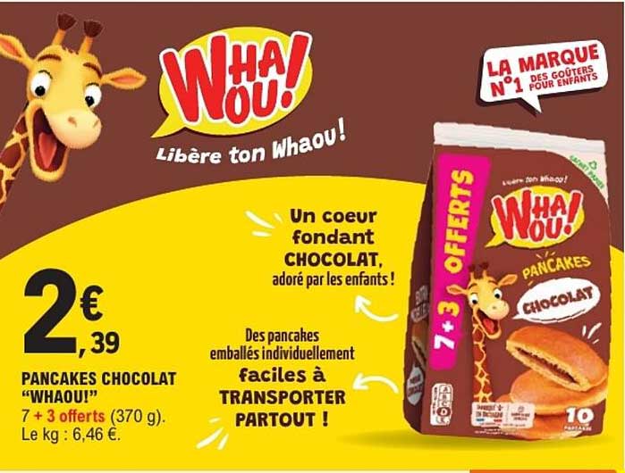 Whaou! Pancakes Chocolat