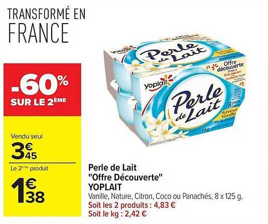 Yoplait Perle de Lait