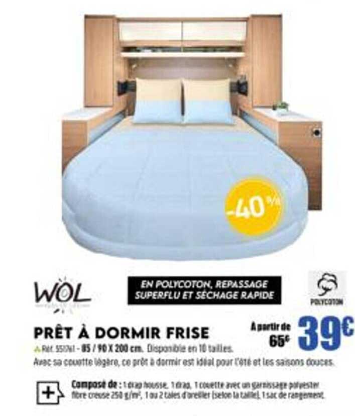 prêt à dormir frise