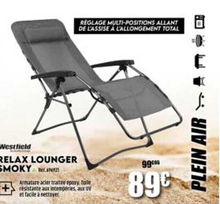 relax lounger smoky westfield