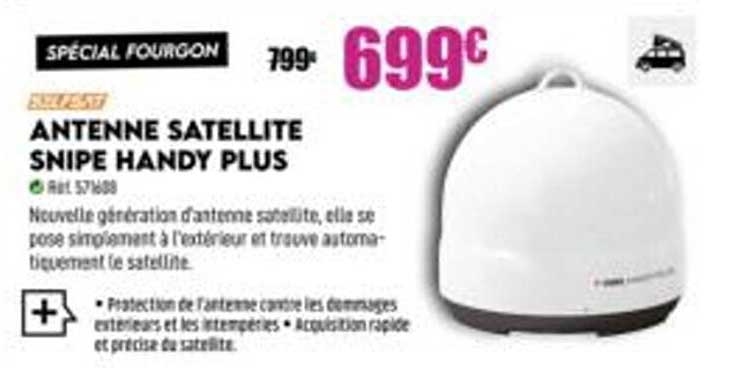 antenne satellite snipe handy plus