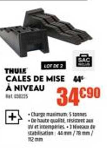 cales de mise à niveau thule
