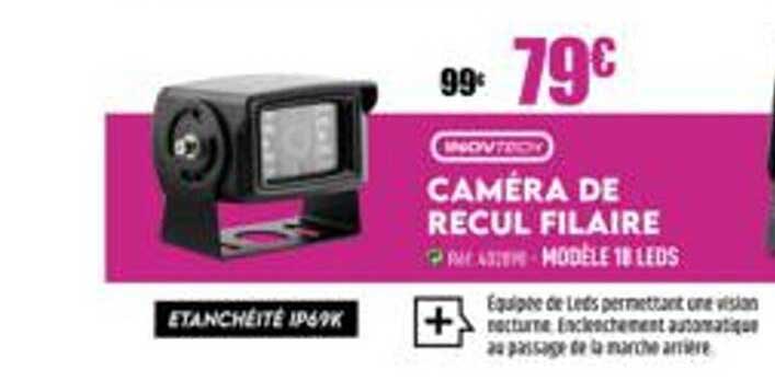 caméra de recul filaire inovtech