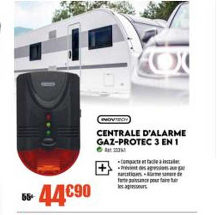 centrale d'alarme gaz-protec 3 en 1 inovtech