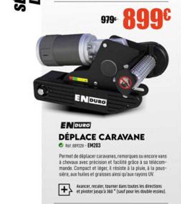 déplace caravane enduro