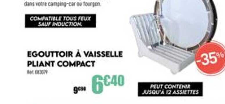 égouttoir à Vaisselle Pliant Compact