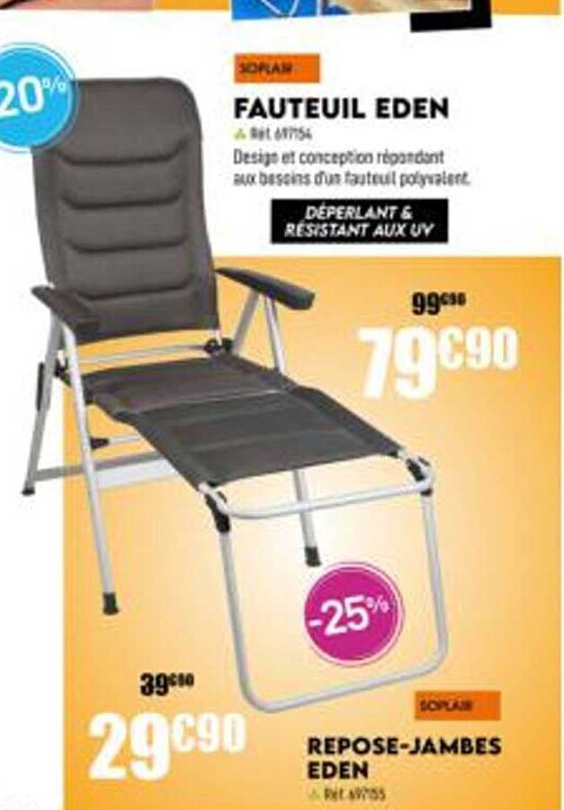 fauteuil eden , repose-jambes eden