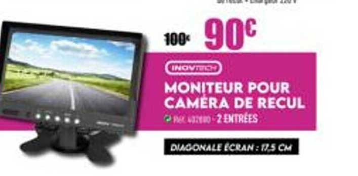 moniteur pour caméra de recul inovtech