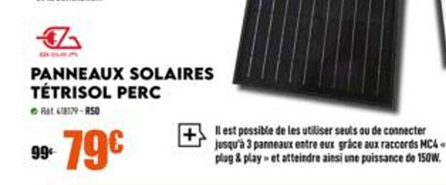 panneaux solaires tétrisol perc