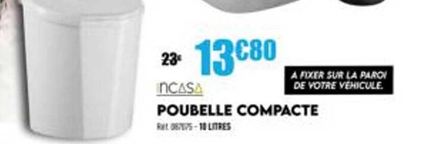 poubelle compacte incasa
