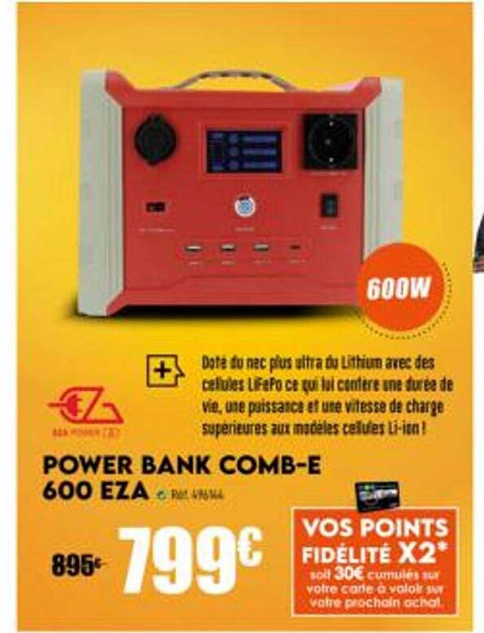 power bank comb-e 600 eza