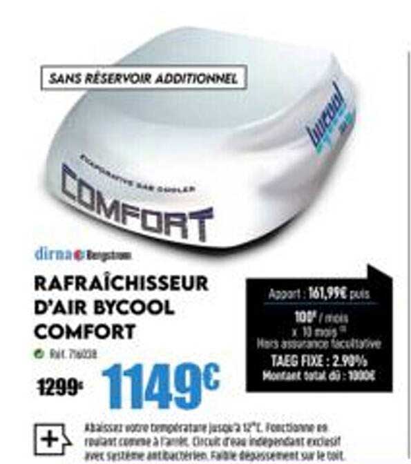 rafraîchisseur d'air bycool comfort