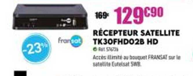 récepteur satellite tk30fhd02b hd