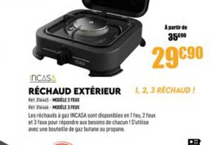 réchaud extérieur incasa