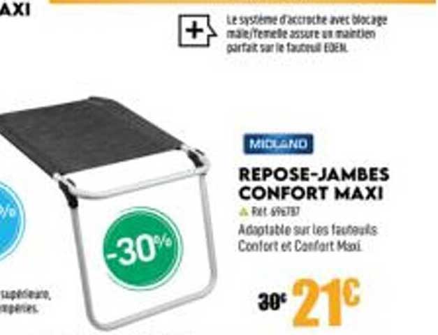 repose-jambes confort maxi midland