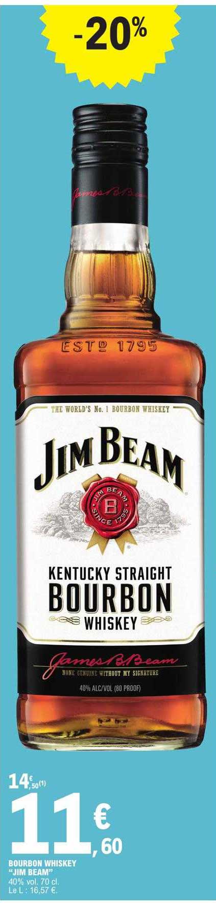 bourbon whiskey "jim beam"