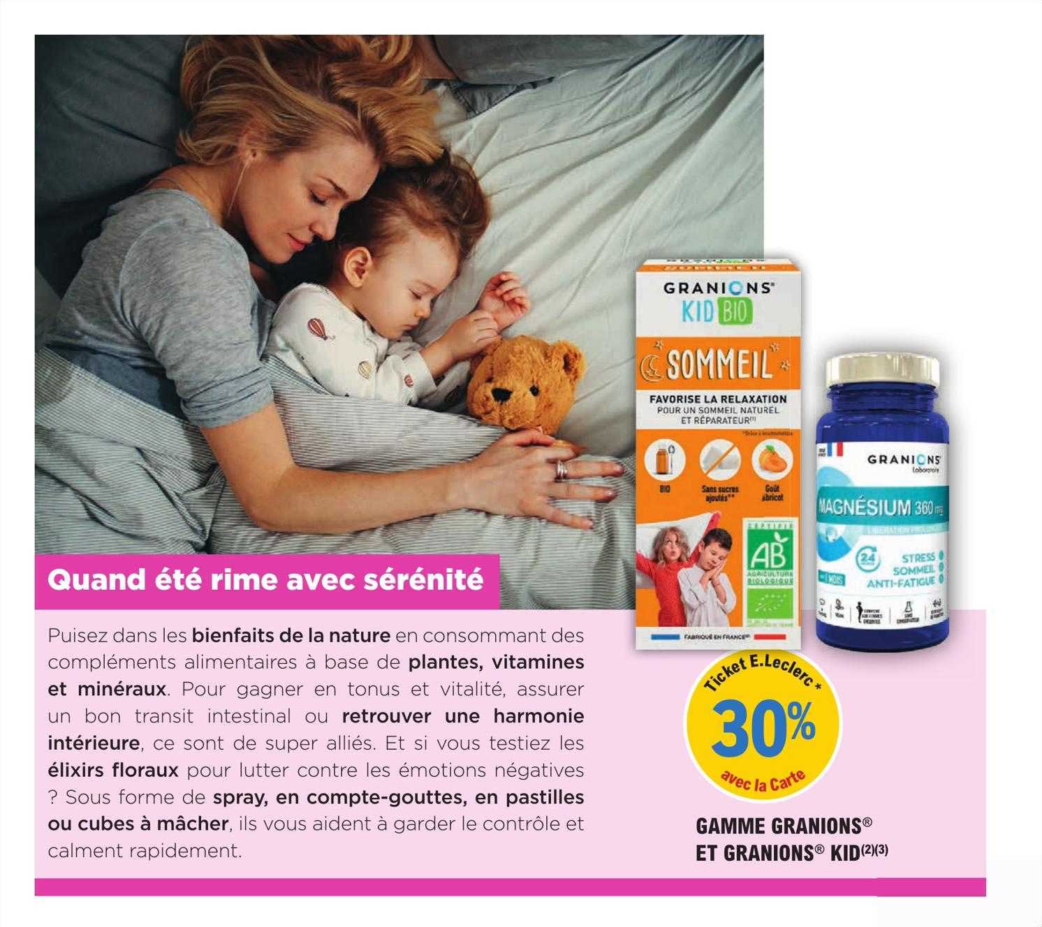 gamme granions et granions kid