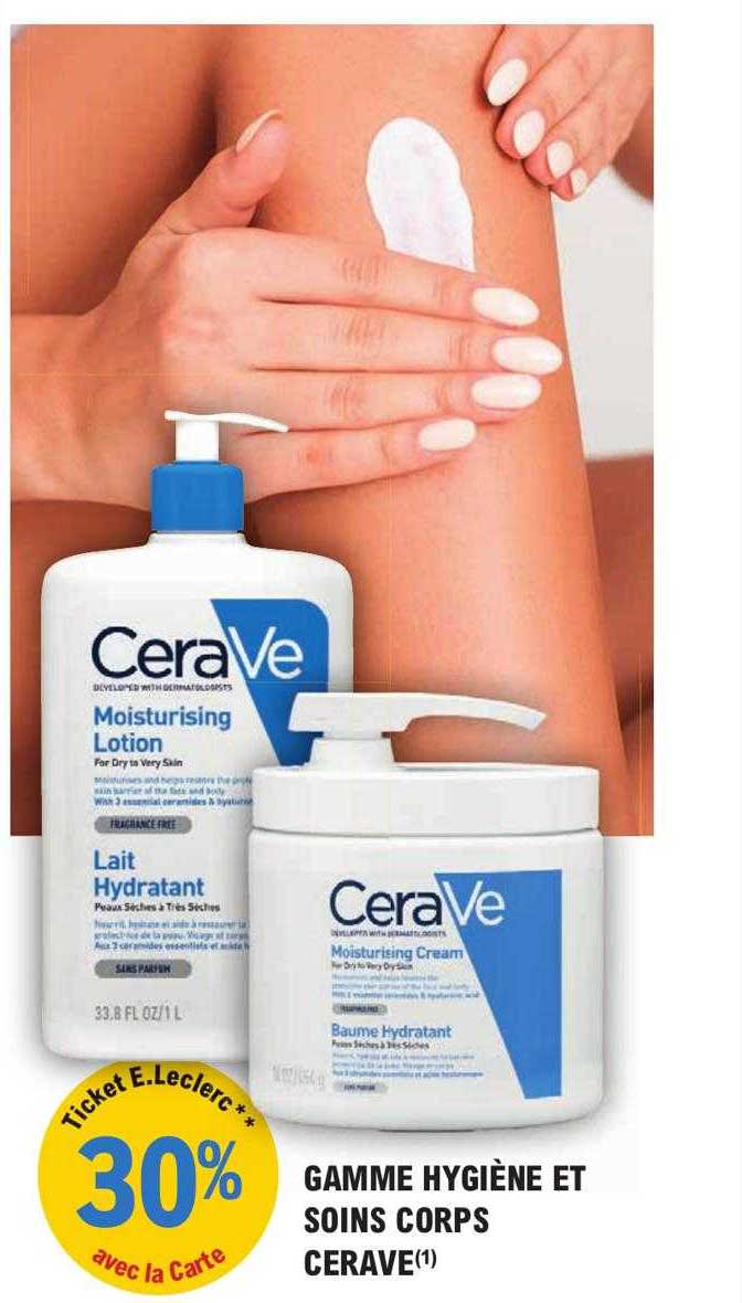 Gamme Hygiène Et Soins Corps Cerave