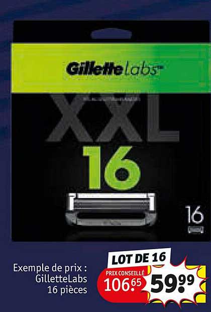 gillette labs 16 pièces
