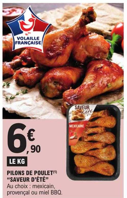 Pilons De Poulet "saveur D'été"