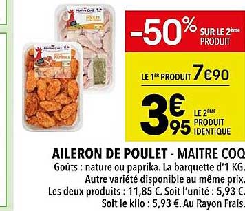 Aileron De Poulet - Maître Coq