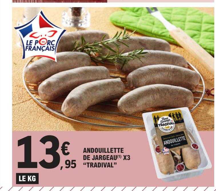 Andouillette De Jargeau X 3 "tradival"