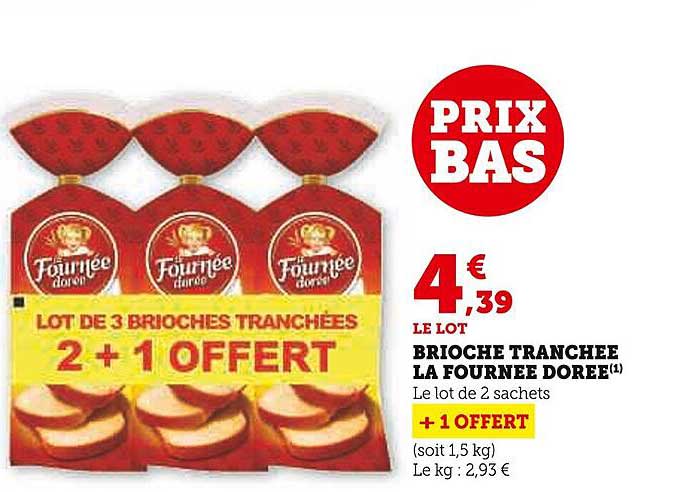 brioche tranchée la fournée dorée
