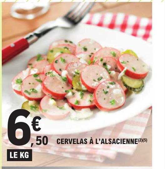 cervelas à l'alsacienne