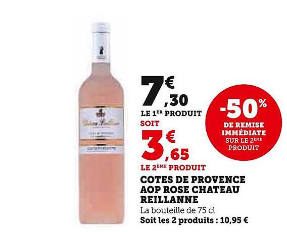 côtes de provence aop rose château reillanne