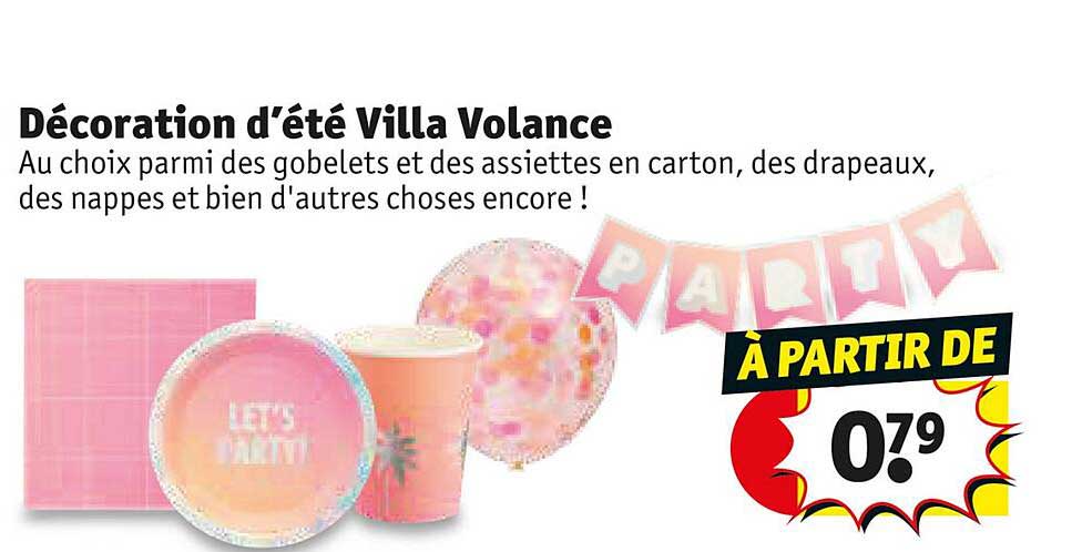 décoration d'été villa volance