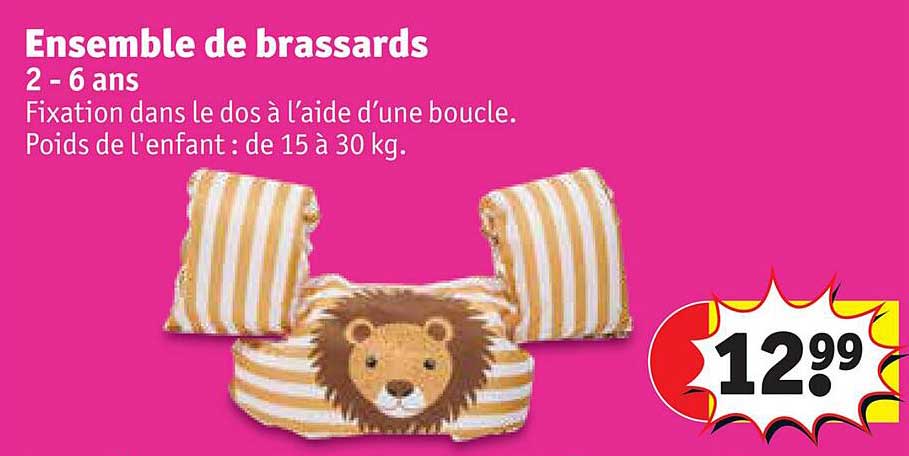 ensemble de brassards 2 - 6 ans
