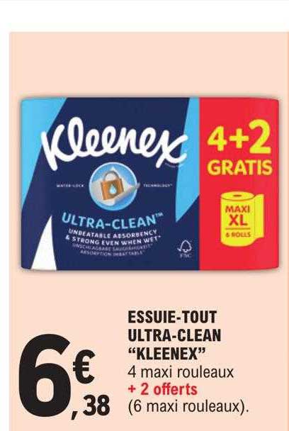 essuie-tout ultra-clean "kleenex"