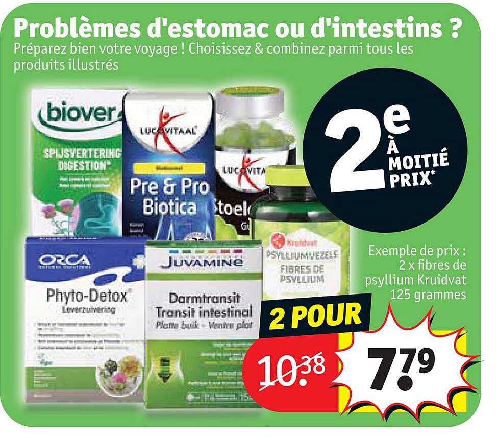 fibres de psyllium kruidvat  125 grammes