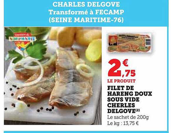 filet de hareng doux sous vide cherles delgove