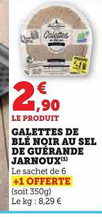 galettes de blé noir au sel de guérande jarnoux