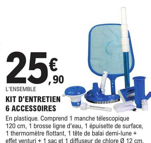 kit d'entretien 6 accessoires