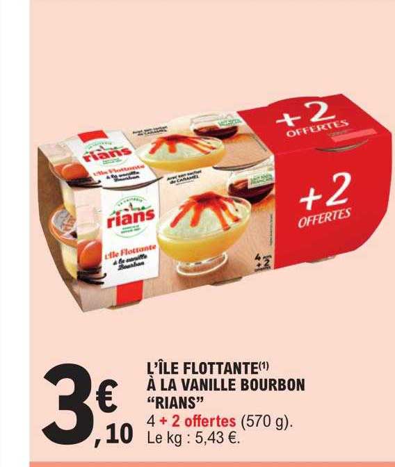 L'île Flottante à La Vanille Bourbon "rians"