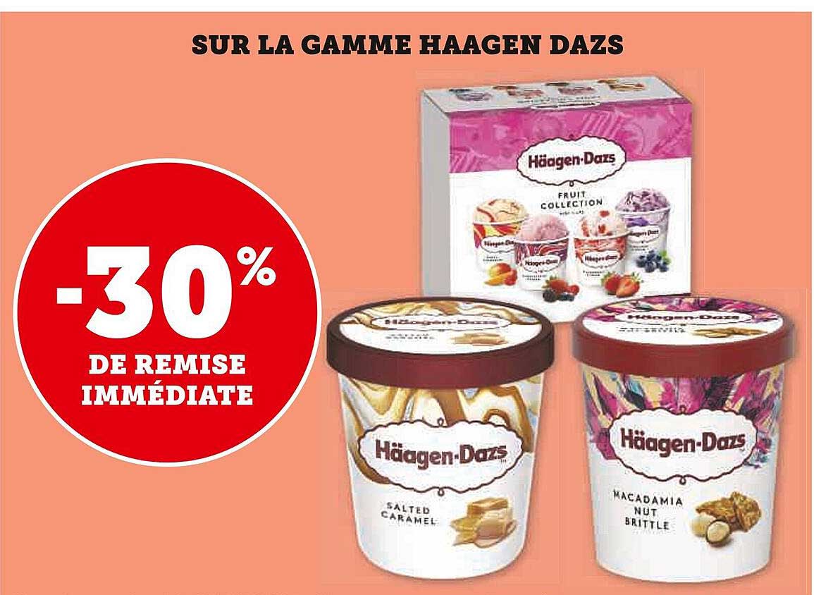 la gamme häagen-Dazs
