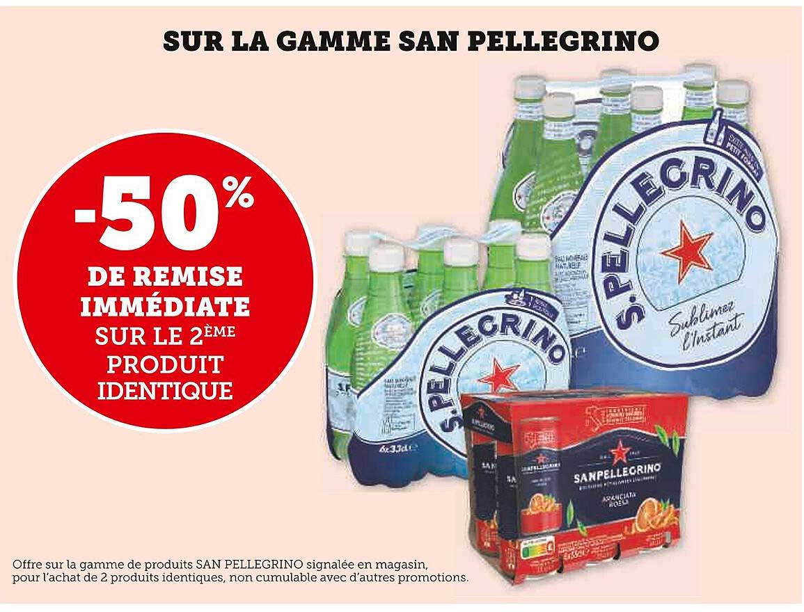 la gamme san pellegrino