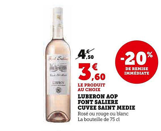 luberon aop font salière cuvée saint medi