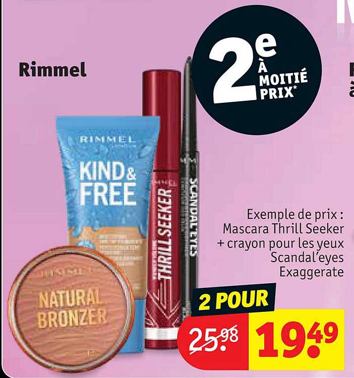 mascara thrill seeker + crayon pour les yeux scandal eyes exaggerate