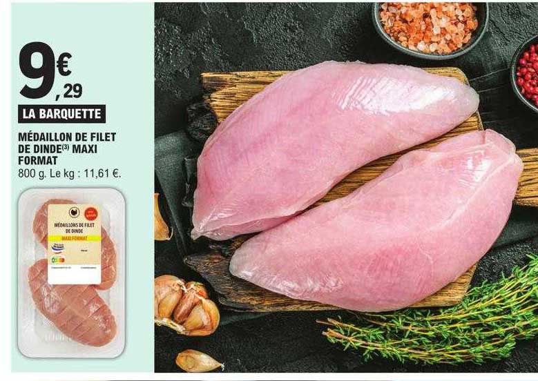médaillon de filet de dinde maxi format"