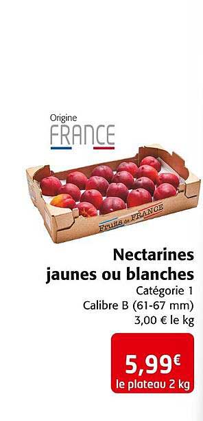 Nectarines Jaunes Ou Blanches