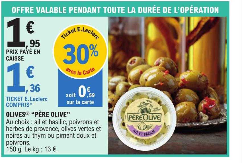 olives "père olive"