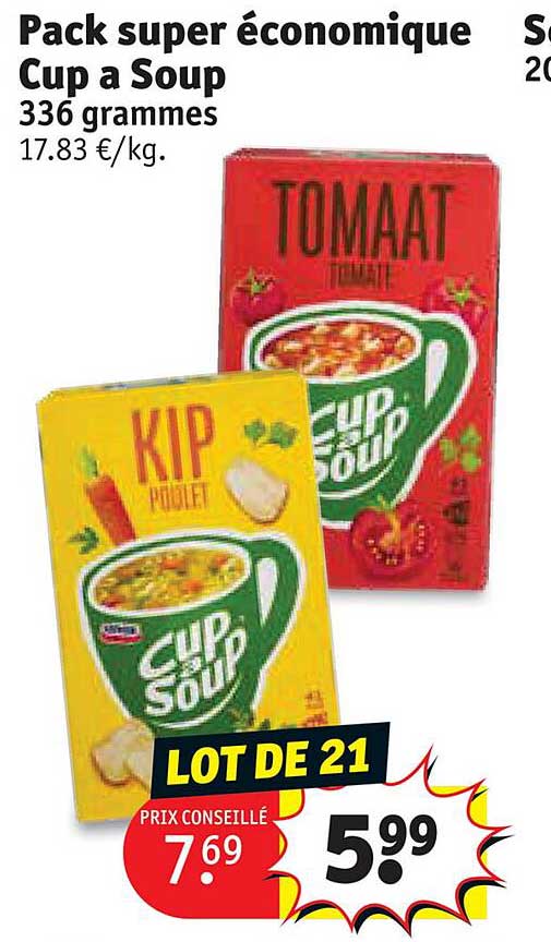 Pack Super économique Cup A Soup